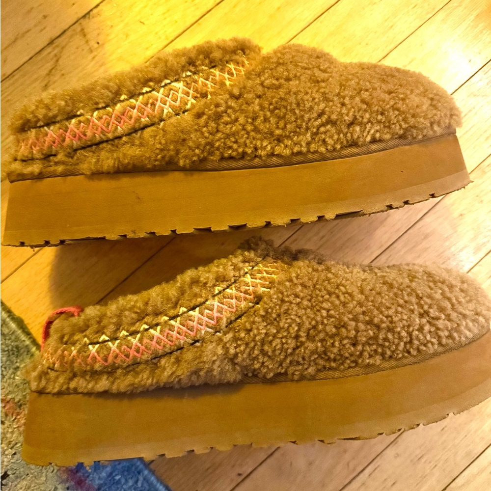 UGG Tazz braided shearling platform Slip-on